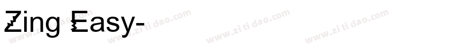 Zing Easy字体转换